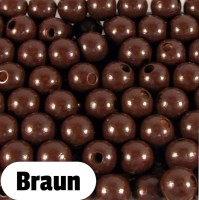 Holzperlen 10mm braun